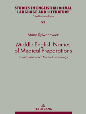 cover image of Middle English Names of Medical Preparations